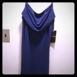 Sparkly blue formal dress